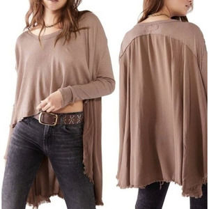 Free People Special Oversized Cotton Waffle Knit